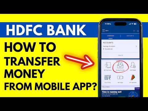 How to Transfer Money from HDFC Mobile App? HDFC Bank App Money Transfer - 2 Mins ONLY!!