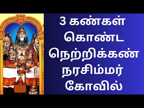 3 கண்கள் கொண்ட நெற்றிக்கண் நரசிம்மர் கோவில் | SINGAPERUMALKOIL | LATEST