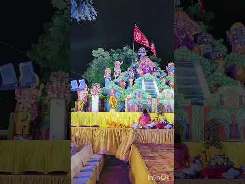 Maa Durga Pandal Jaipur | Aigiri Nandini Song by Rajalakshmee Sanjay #status #whatsappstatus #jaipur