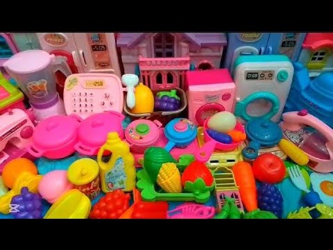 5: 09 min satisfying unboxing | Hello kitty mini kitchen set | #asmr