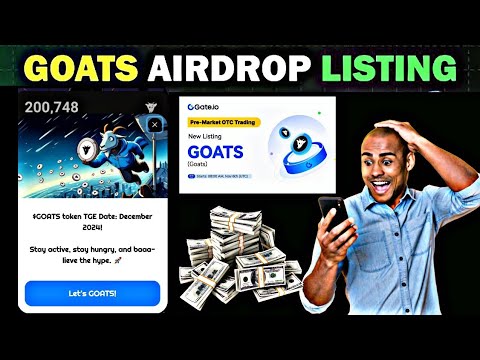 Goats Airdrop Listing Date | Goats Airdrop Premarket | Goats Coin Price Prediction