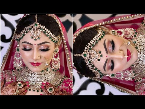 Step -by - Step INDIAN / ASIAN BRIDAL MAKEUP TUTORIAL | Bridal Makeup Tutorial for Beginners |