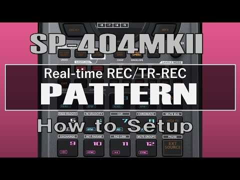 【SP-404MKII】PATTERN SEQUENCER【How to Setup】