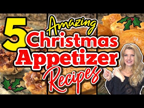 5 Mouth-Watering CHRISTMAS APPETIZER RECIPES You Must Try! | Easy HOLIDAY Party APPETIZER RECIPES