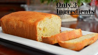 3 Ingredients banana bread | Eggless banana bread