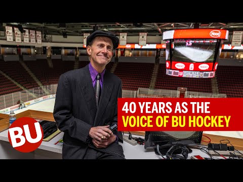 Boston University's Play-by-Play Hockey Announcer | 40 Years as the Voice of BU Hockey