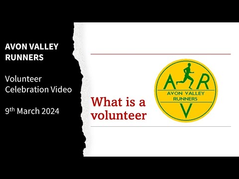 Avon Valley Runners - Celebrating Volunteers Video