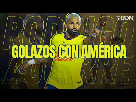 ¡GOLEADOR AZULCREMA! 🦅🏆 Los GOLAZOS de Rodrigo Aguirre con América | TUDN