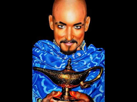 Maximilian Mann ♥ GENIE ♥ ALADDIN Musical ♥ Speed Drawing