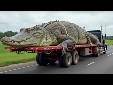 Transporting Crocodiles This Way - Biggest Heavy Equipment Machines | AgricultureTechnology