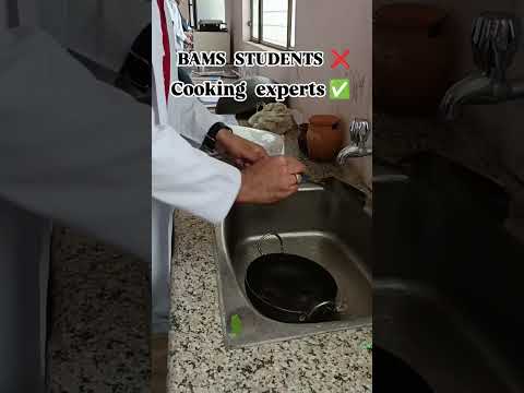 BAMS STUDENTS❌ | COOKING EXPERTS✅ 😂 | practical classes | #trending #shortvideos #ytviral #ytshots