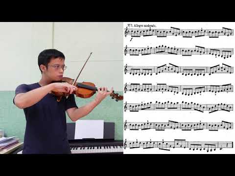 No.1 - Op.45 - Wohlfahrt Etudes for Violin | 費華小提琴練習曲