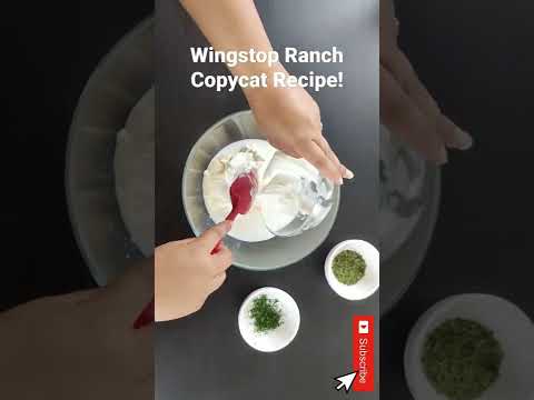 Wingstop Ranch Copycat Recipe (Eggless Version using Vegan Mayo)