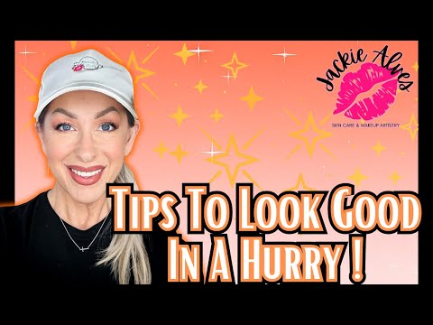 Quick Basic Makeup Over 40 - Tips For Looking Good & Getting Out The Door In A Hurry !