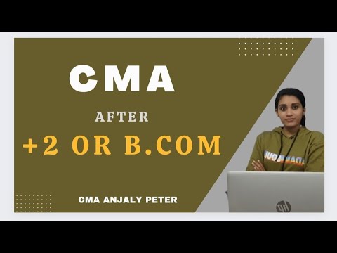 CMA After Plus two or B.Com  #cmaanjalypeter #shorts