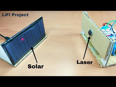 LiFi Project | How to transmit data with Laser light