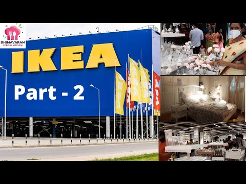 Hyderabad ikea shopping mall tour part - 2  || Furniture || kitchen items || Food || ikea offers