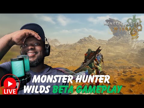 Monster Hunter Wilds: Beta | Swaxe Enjoyer Dominates New Monsters| 100 Player Lobbies!!! (Join Me)