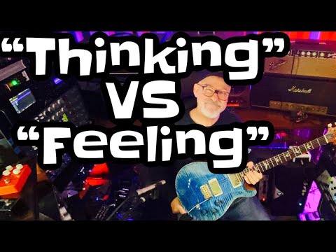 Thinking Vs Feeling when Playing Guitar #Shorts