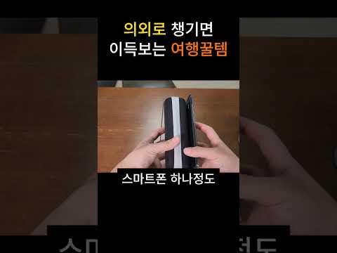 의외로 챙기면 이득보는 여행꿀템