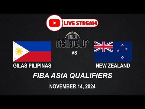 LIVE NOW! GILAS PILIPINAS vs NEW ZEALAND |FIBA ASIA CUP| November 14, 2024 | NBA2K24 Simulation Only