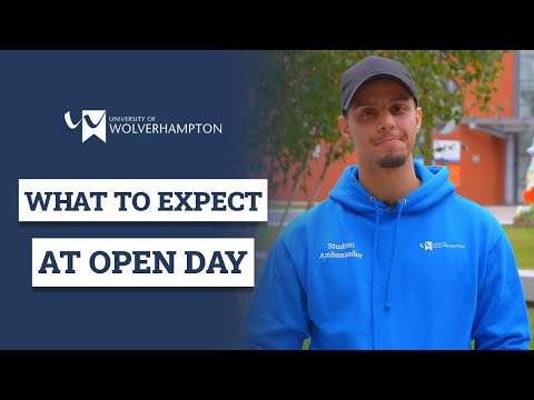 Meet Gabriel at The University Of Wolverhampton Open Day