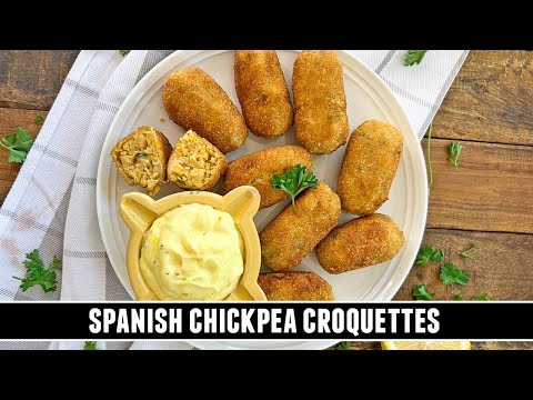 Got Canned Chickpeas? Make these Spanish Chickpea Croquettes