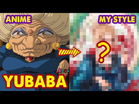 Glow Up Witch Yubaba from Spirited Away | Anime Vs My Style | Huta Chan Studio