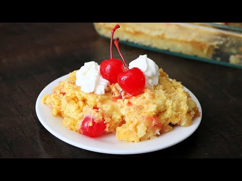 Easy Pineapple Upside Down Dump Cake