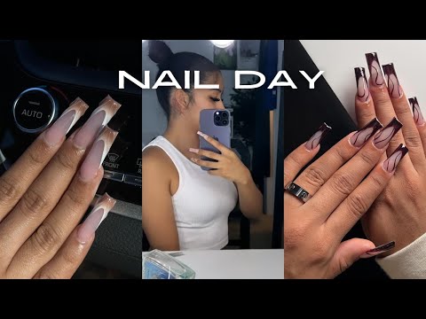 nail vlog: come get my nails done w/us