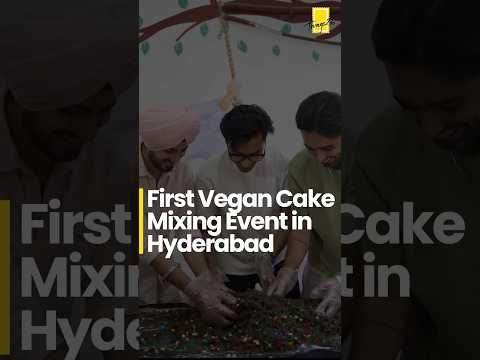 First ever cake making event in Hyderabad 😍 #hyderabad #cakemaking #ytshortsindia #viralplace