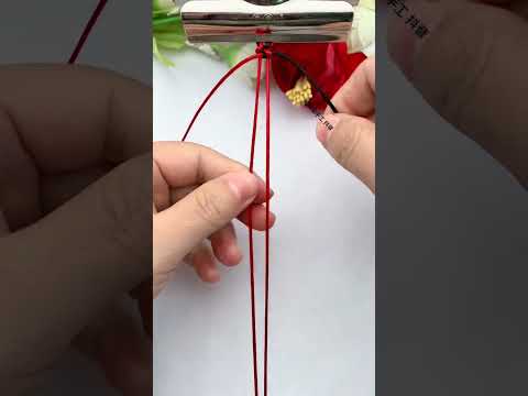 Domineering keel bracelet rope braiding craft sharing simple braiding bracelet tutorial handmade