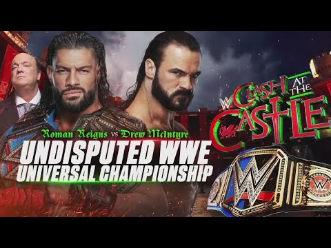 WWE Clash At The Castle 2022 Official And Full Match Card HD