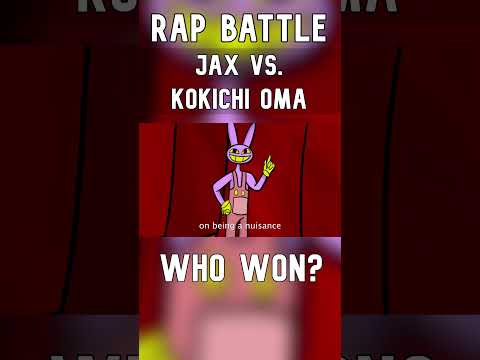 JAX vs. KOKICHI OMA pt. 1 #shorts #theamazingdigitalcircus #danganronpa #rapbattle