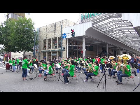 帯広南商業高校 吹奏楽部＠フラワーブラスフェスティバル 2018/08/19