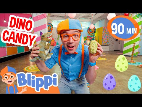 Dinosaur in Candy Land 🦖 Blippi Kids TV | Dino Fun for Kids | Educational Videos for Kids