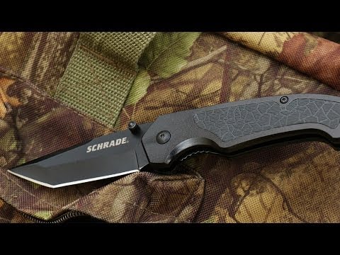 NEW! Schrade SCH208 Folding Knife -- Best Everyday Carry, Utility Knife