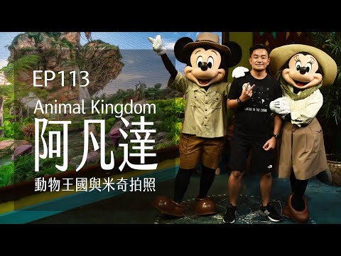 Animal Kingdom發現阿凡達世界的秘密．動物國王與米奇拍照 | EP113