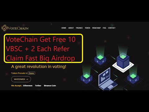 VoteChain Airdrop Get Free 10 VBSC Claim fast Another Big Airdrop #NewAirdrop #BigAirdrop