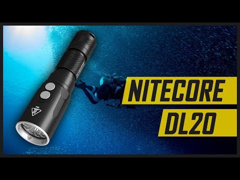 (Discontinued) NITECORE DL20 100m White + Red Diving Light - DL10 Upgrade