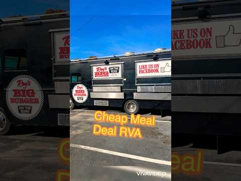 Cheap meal deals RVA Roys Big Burger #lunch #cheap #mealsdeals