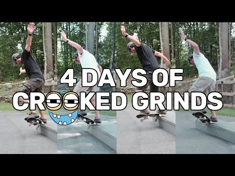 Skateboarding in my 40's: Crooked Grind Progress