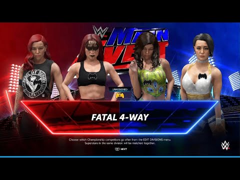 WWE 2K24 - AWA Main event: Gemma vs Erin vs Shannon vs ThegreatAJGV