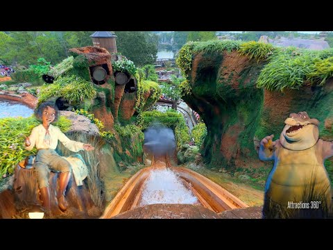 Tiana's Bayou Adventure Ride - The Princess & the Frog Themed Dark Water Ride | Disney Ride!