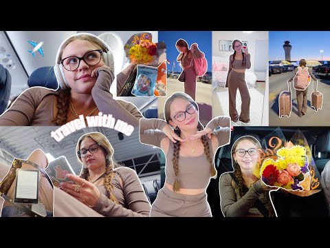 FLYING ALONE to visit my long distance boyfriend | travel with me vlog