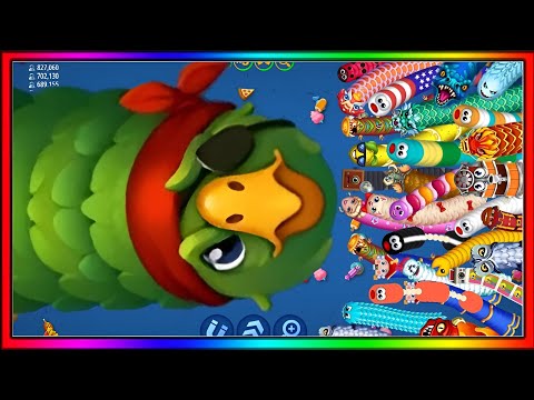 Worms zone pirate snake 🐍 #wormszone #slitherio #slithersnake #snakegame #6