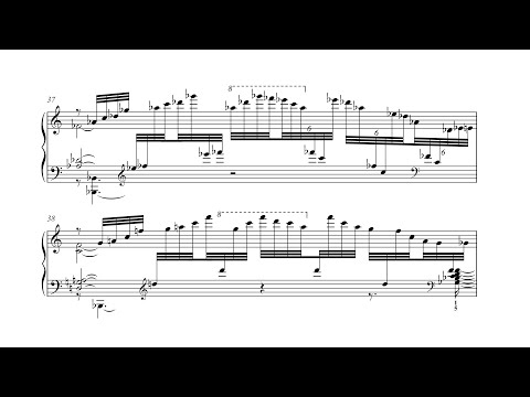 Nikolai Kapustin - Piano Sonata No. 11 (Twickenham), Op. 101 (2000) [Score-Video]