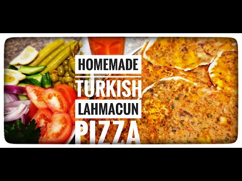 How to Make Homemade Turkish Lahmacun Pizza | Lahmajun Dough | Turkish Spicy Meat Pide | Anees