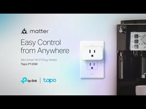 Mini Smart WiFi Plug, Matter (Tapo P125M)