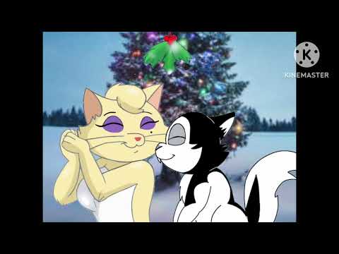 Me and my beloved feline waifu Delilah are about to kiss under the mistletoe